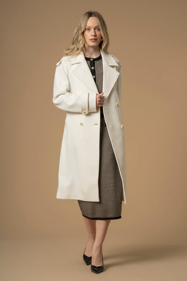 Cappotto lungo stile trench - Cappotto Kilinia