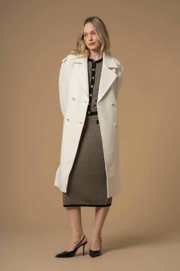 Cappotto lungo stile trench - Cappotto Kilinia