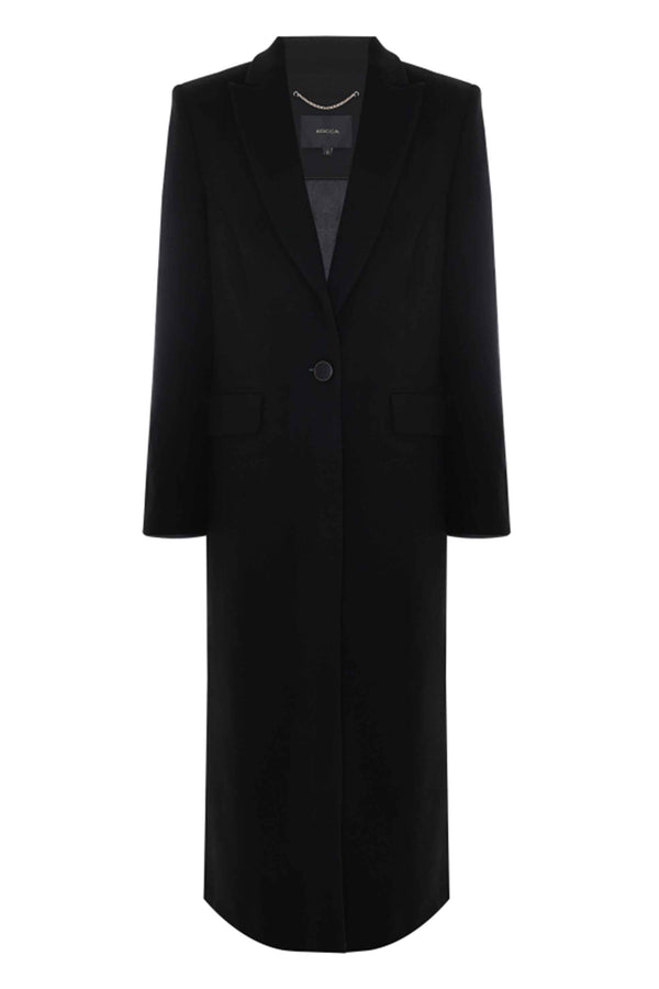 Professional chic full length free flowing coat - Coat LAC