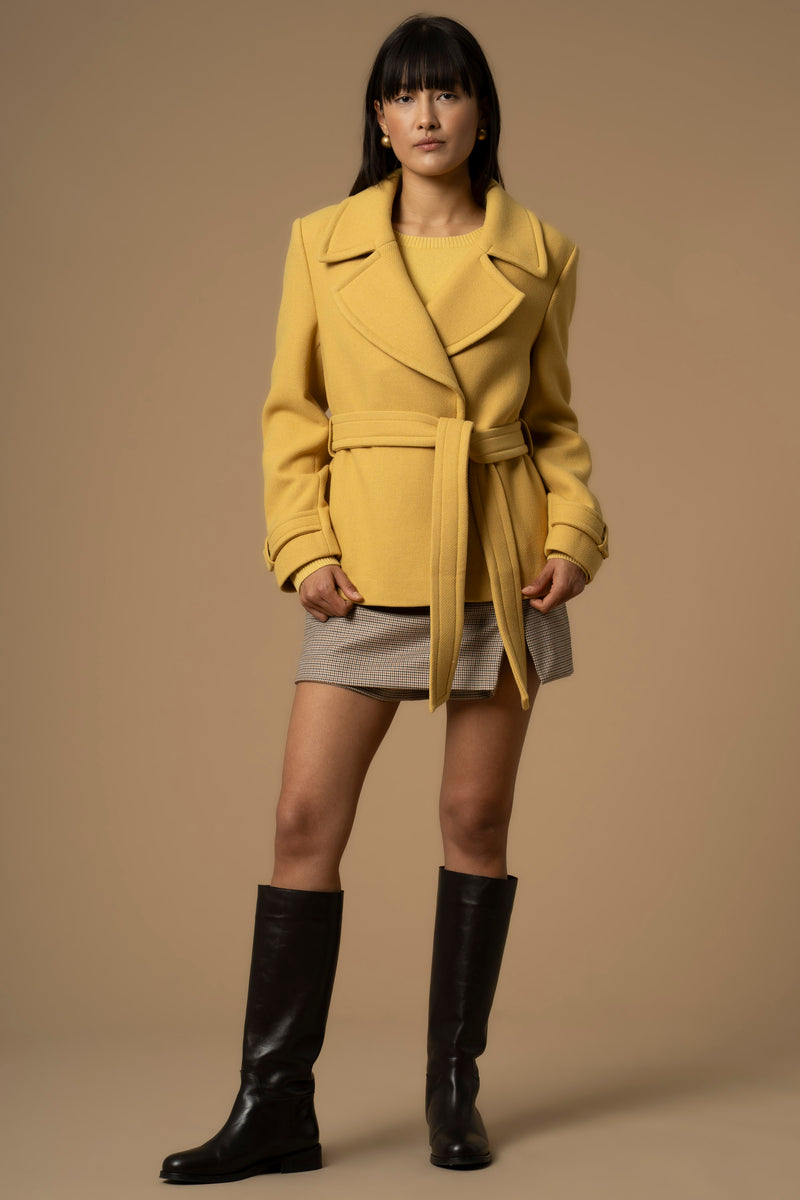 Manteau court col à revers - Manteau LANCILLOTTO