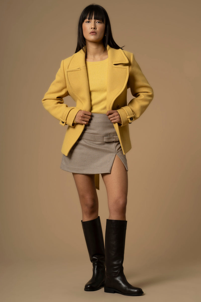 Manteau court col à revers - Manteau LANCILLOTTO