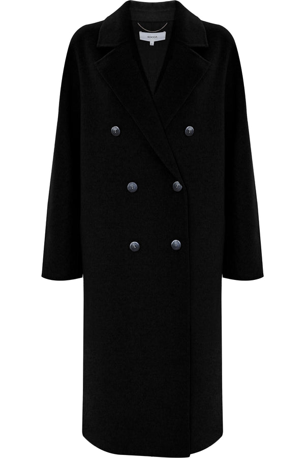 Manteau long coupe large col à revers - Manteau DIODATO