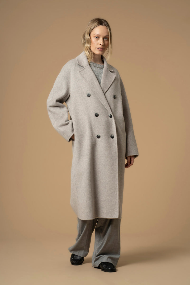 Cappotto doppiopetto con revers - Cappotto Diodato