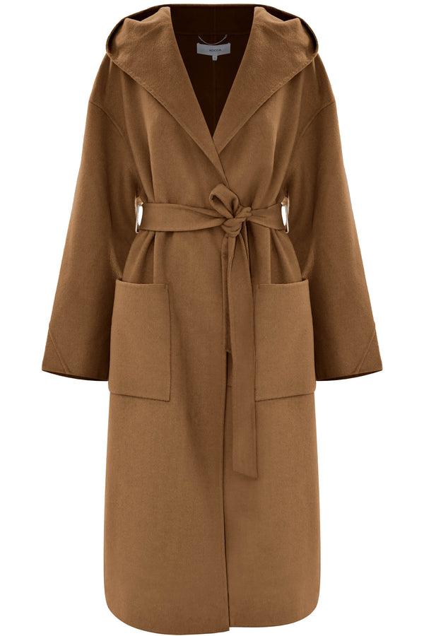 Manteau long avec col V à revers - Manteau DIODINO