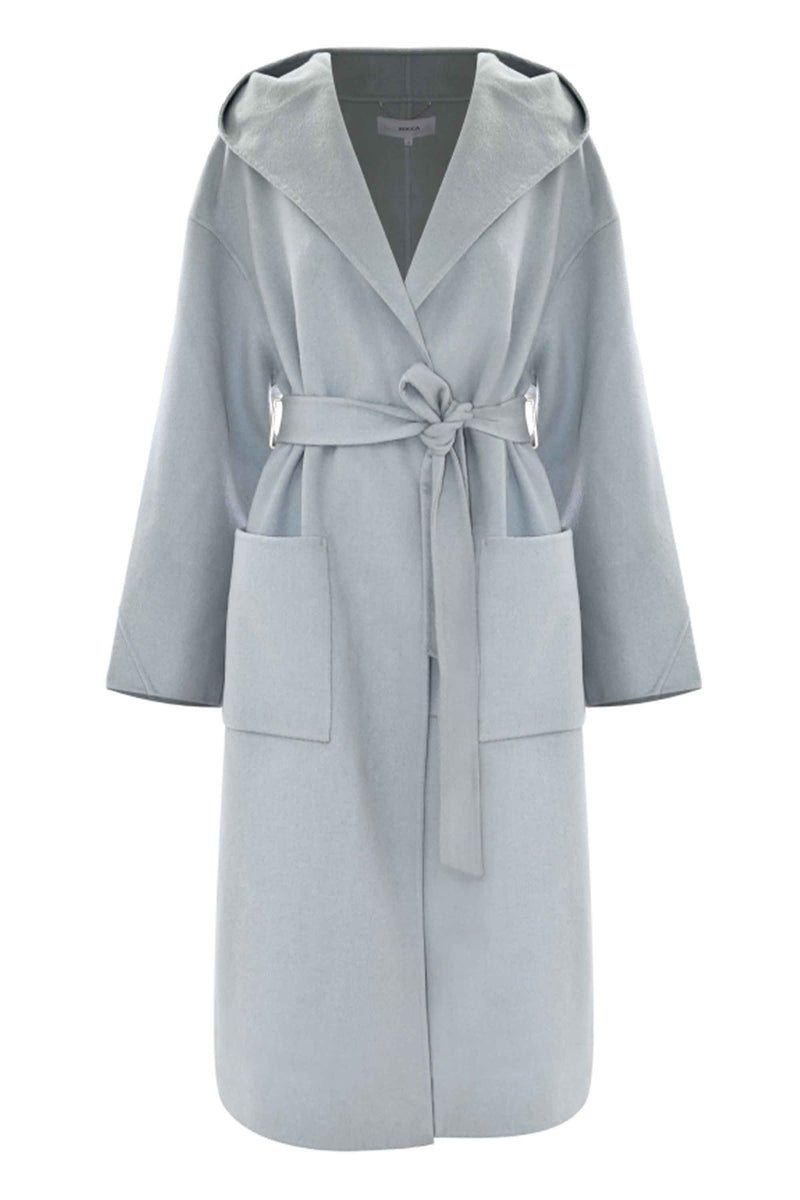 Manteau long avec col V à revers - Manteau DIODINO