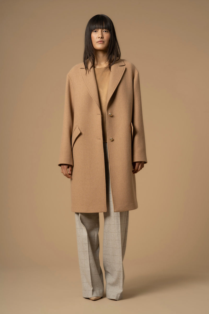 Cappotto con bottoni gioiello - Cappotto Mallos