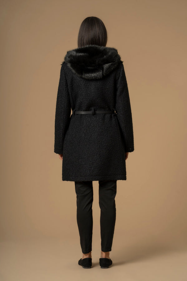 Cappotto in ecopelliccia - Cappotto Aude