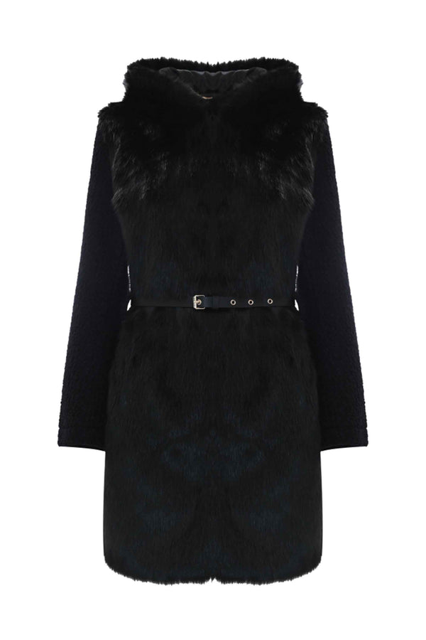 Cappotto in ecopelliccia - Cappotto Aude