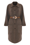 Manteau long avec col chemisier - Manteau CARIDDI