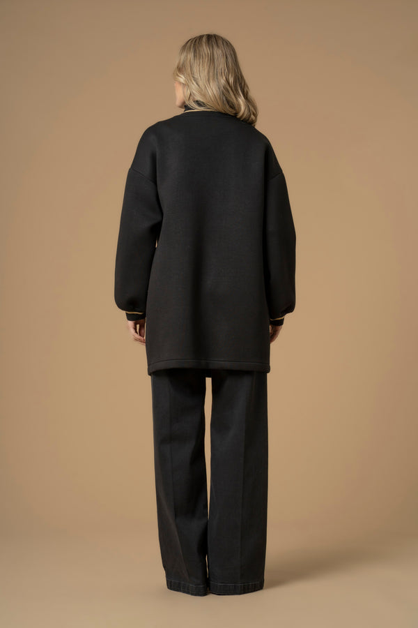 Cappotto con bordi  in lurex - Cappotto Eilbert