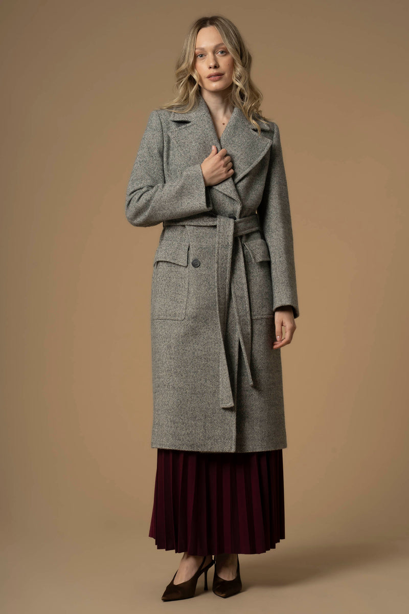 Manteau mi-long élégant manches longues - Manteau DILETTO