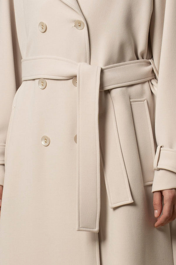 Cappotto doppiopetto con cintura - Cappotto Didimo