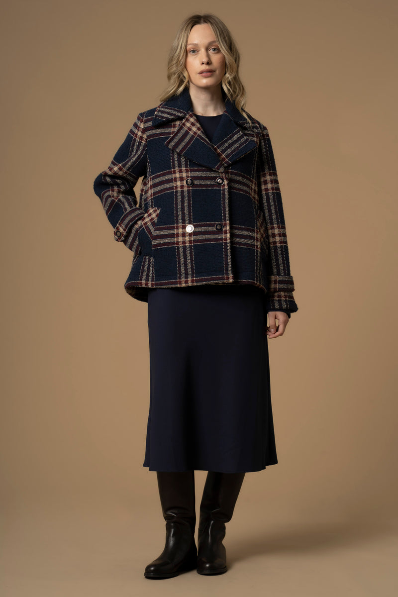 Manteau court col à revers - Manteau CYNDIR