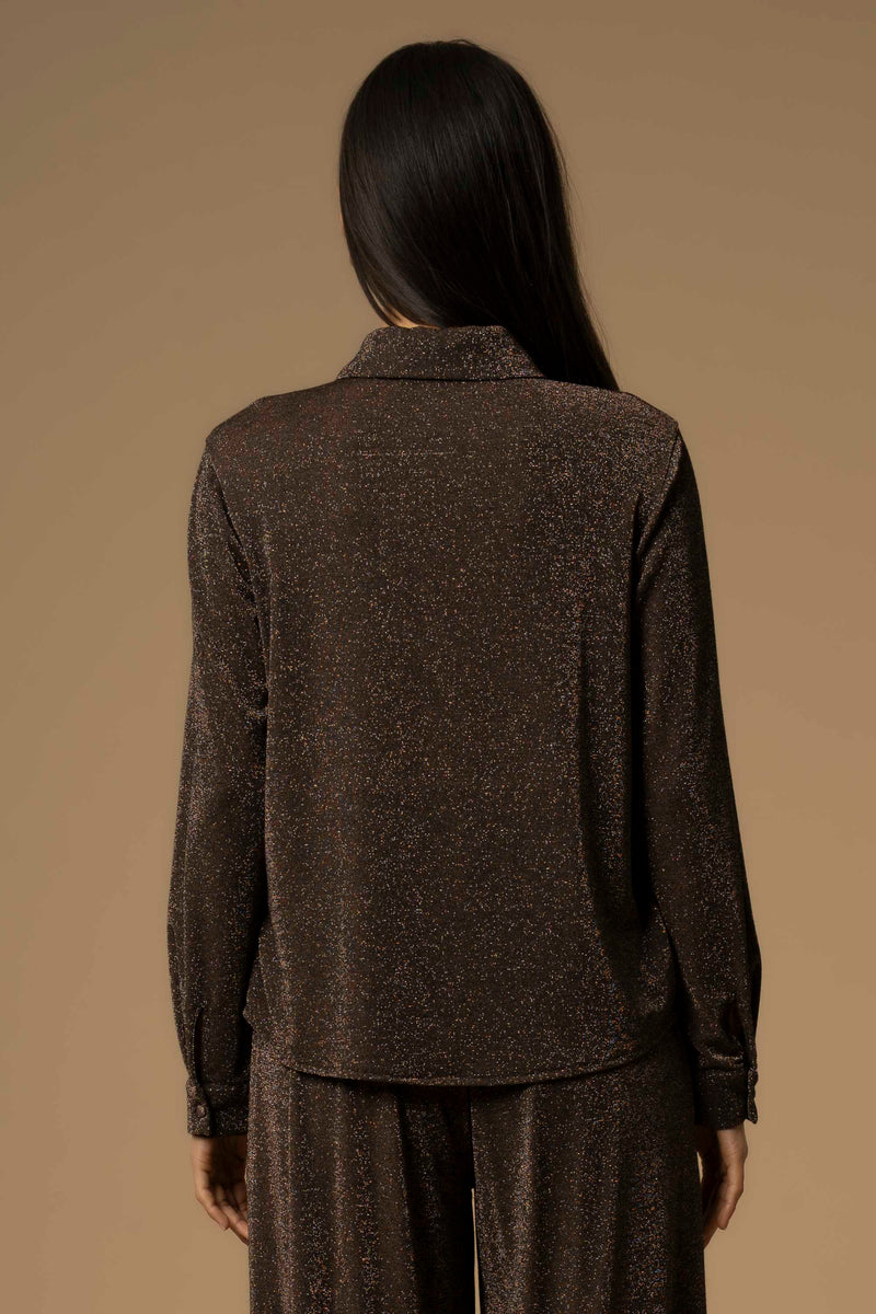 Chemisier manches longues avec col boutonné - Shirt ALEANDRO