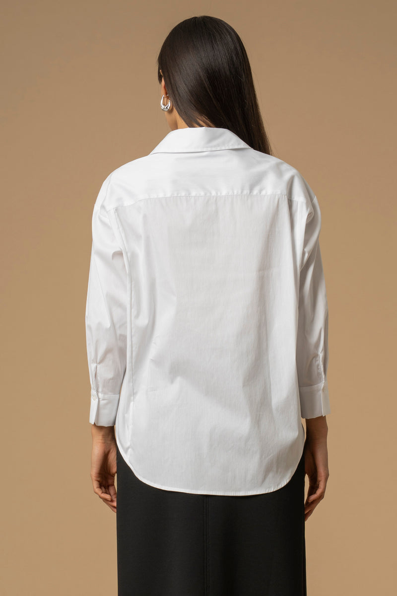 Chemise manches longues avec fausses poches - Shirt EMILIEN