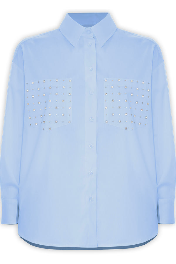 Camicia con dettaglio in pietre - Camicia Emilien