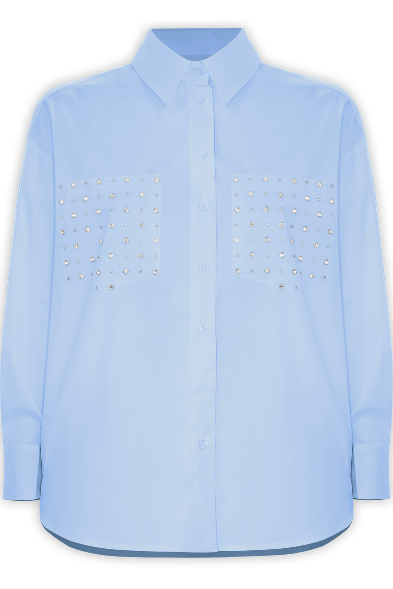 Camicia con dettaglio in pietre - Camicia Emilien