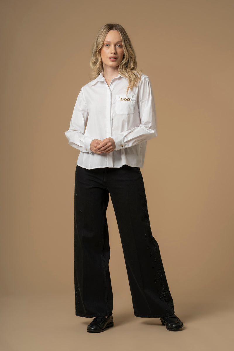 Chemise avec poche sur la poitrine - Shirt ERCOLINA