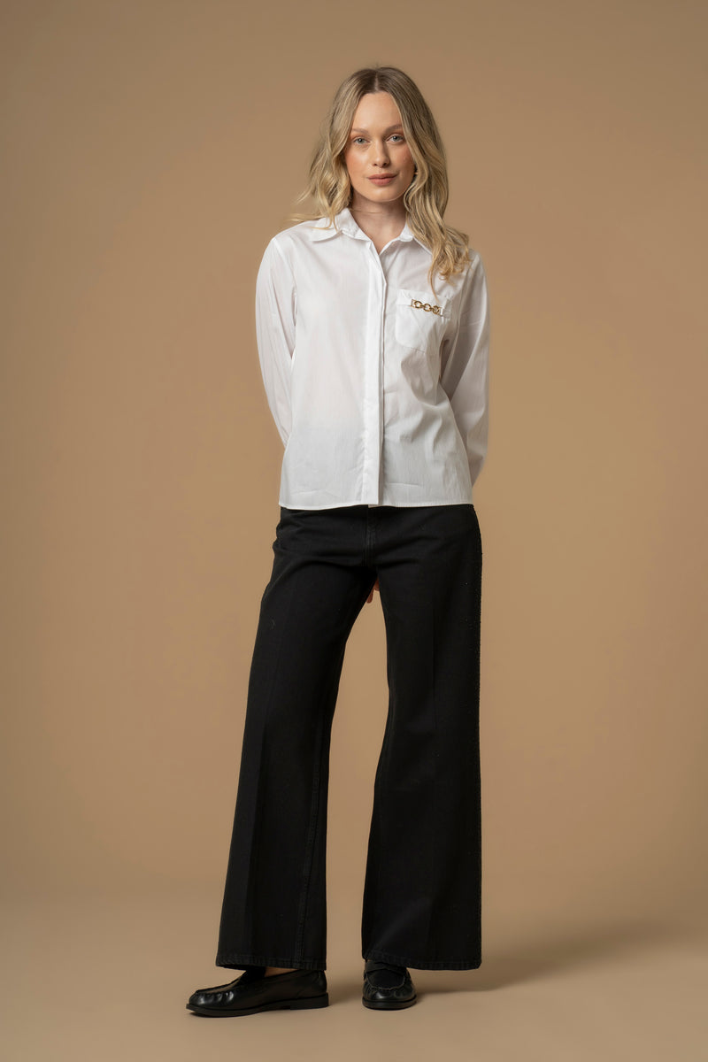 Chemise avec poche sur la poitrine - Shirt ERCOLINA