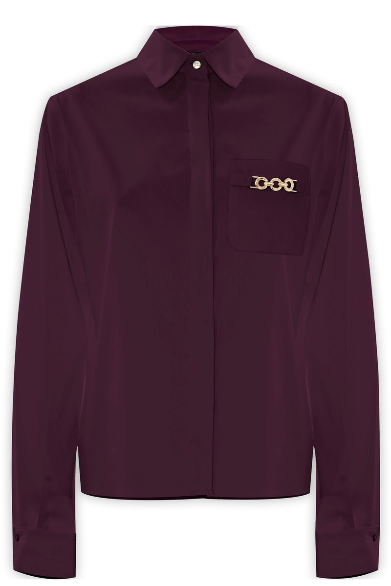 Chemise avec poche sur la poitrine - Shirt ERCOLINA