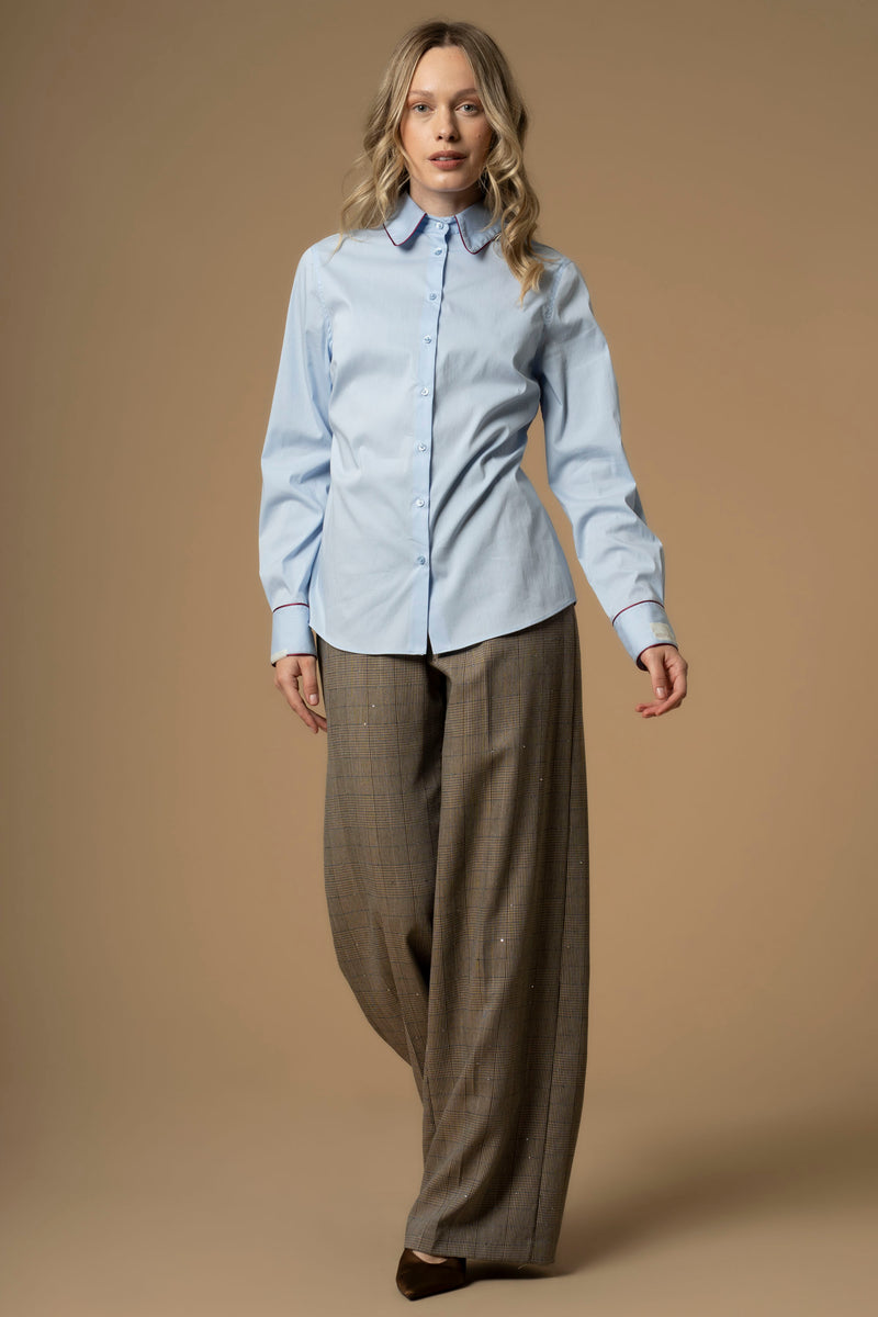 Chemise manches longues à liseré - Shirt EVOLE