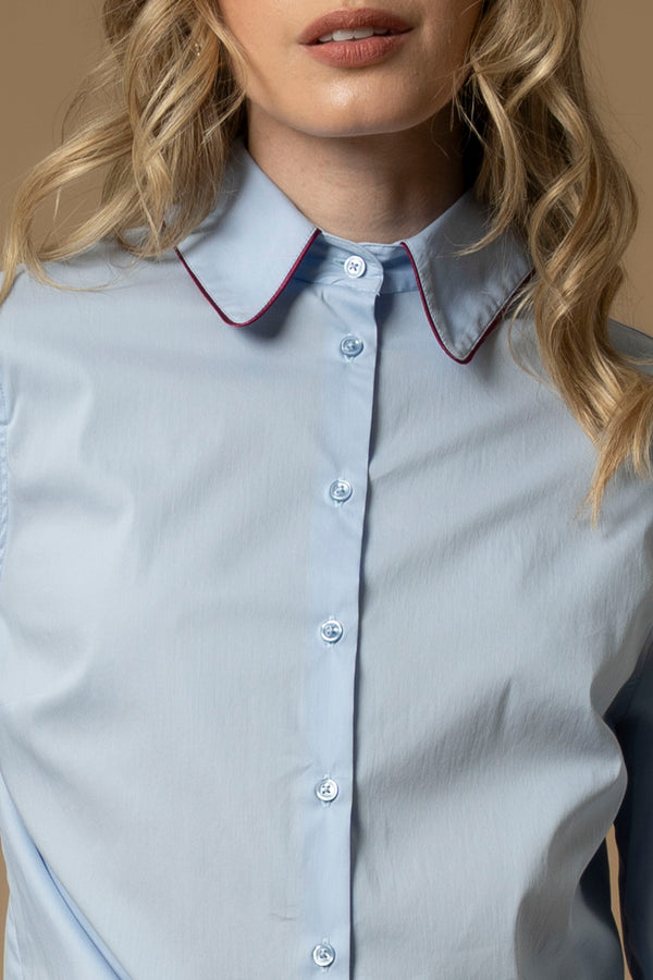 Camicia con profili a contrasto - Camicia Evole