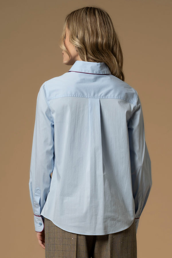 Camicia con profili a contrasto - Camicia Evole
