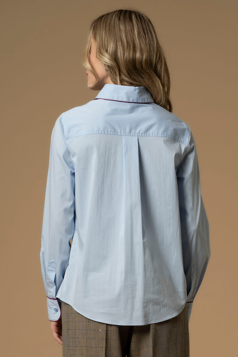 Chemise manches longues à liseré - Shirt EVOLE