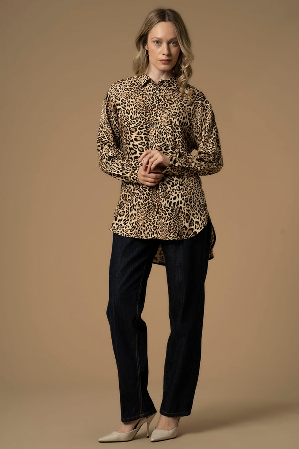 Camicia con stampa animalier - Camicia Allyn