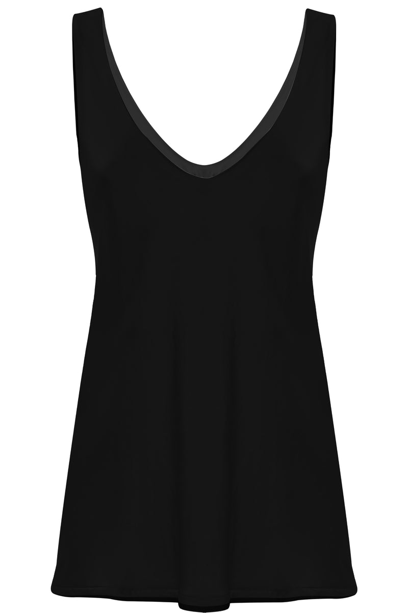 Haut sans manches col V - CANOTTA HUBALD