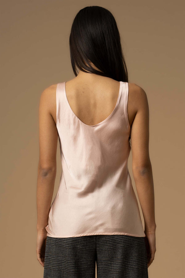 Camiseta tirantes largos escote pico - CANOTTA HUBALD