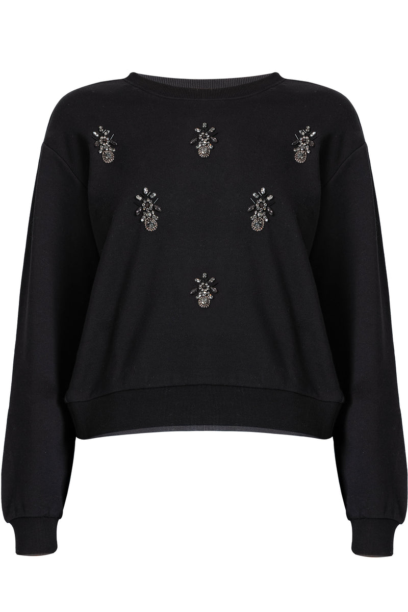 Pull col rond à manches longues - Sweat Shirt M/L CLEMENTINA