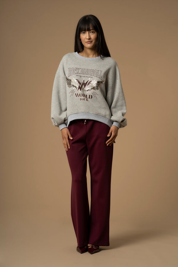 Casual long sleeved rock'n'roll sweater - Sweatshirt ARPIRIA