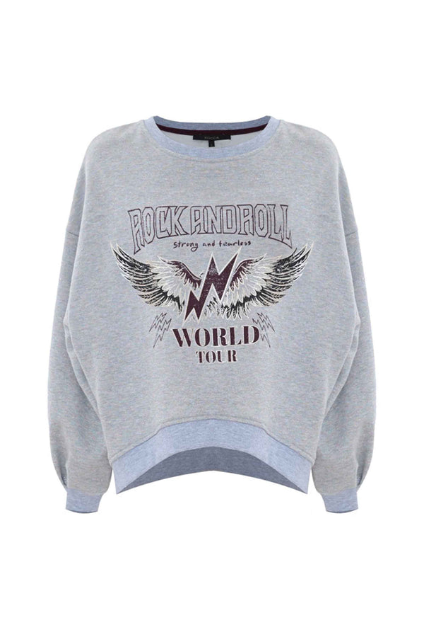 Casual long sleeved rock'n'roll sweater - Sweatshirt ARPIRIA