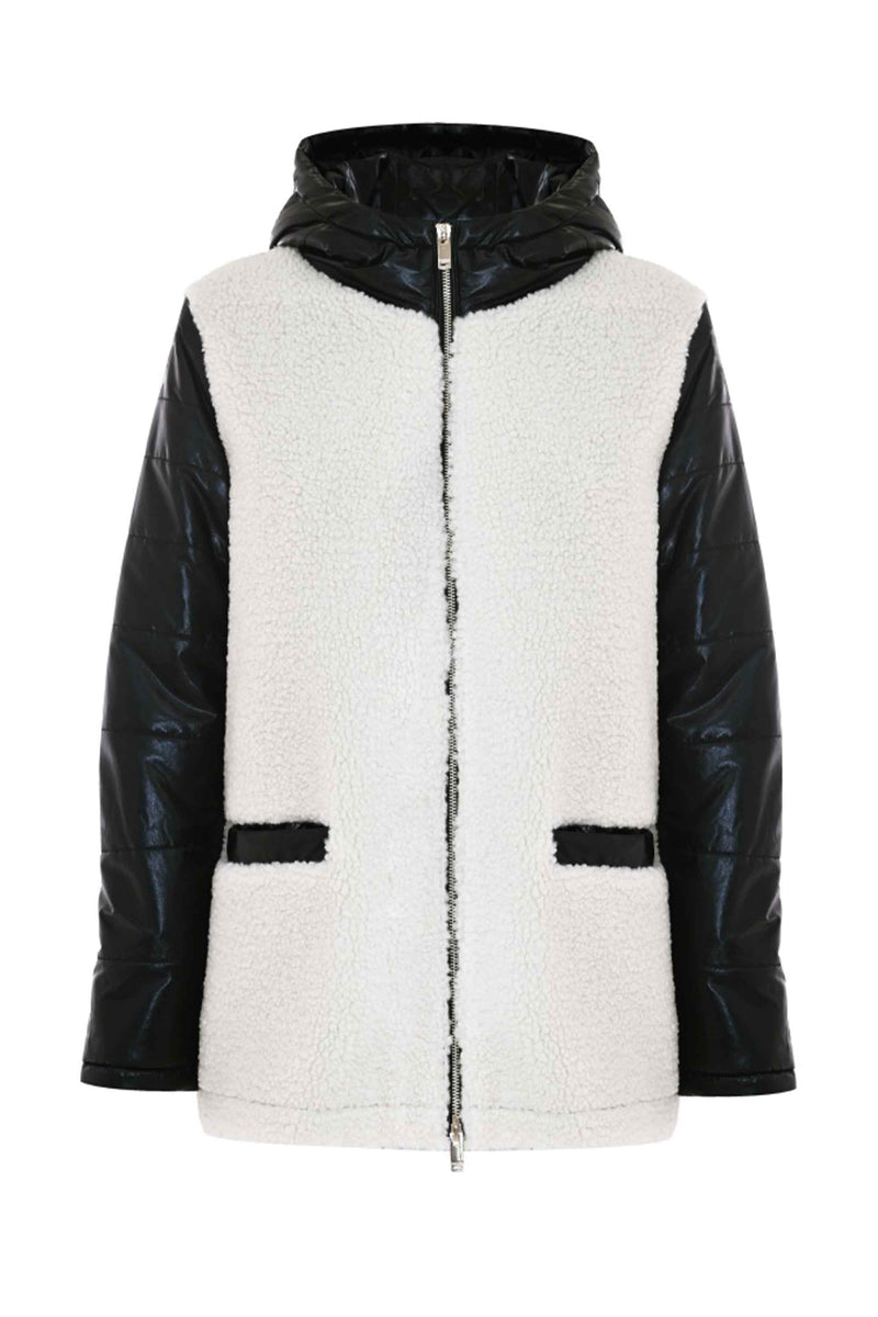 Fashionable part quilted past waist jacket - Coat CASILTRE
