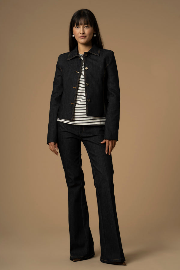 Giubbotto denim taglio dritto - Giubbotto Denim Dimitri