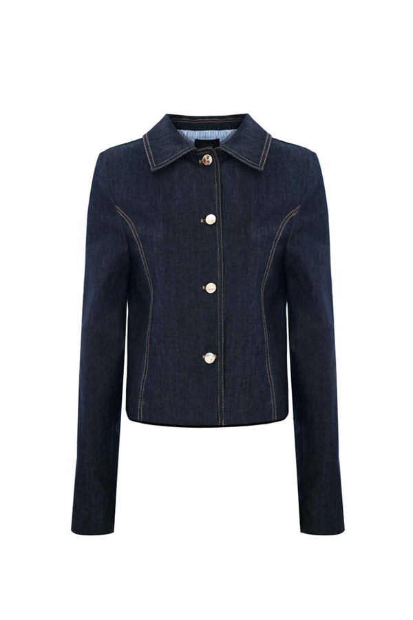Giubbotto denim taglio dritto - Giubbotto Denim Dimitri