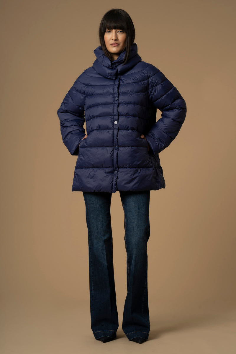 Giubbotto piumino con maxi collo - Giubbotto Piumino Rolando