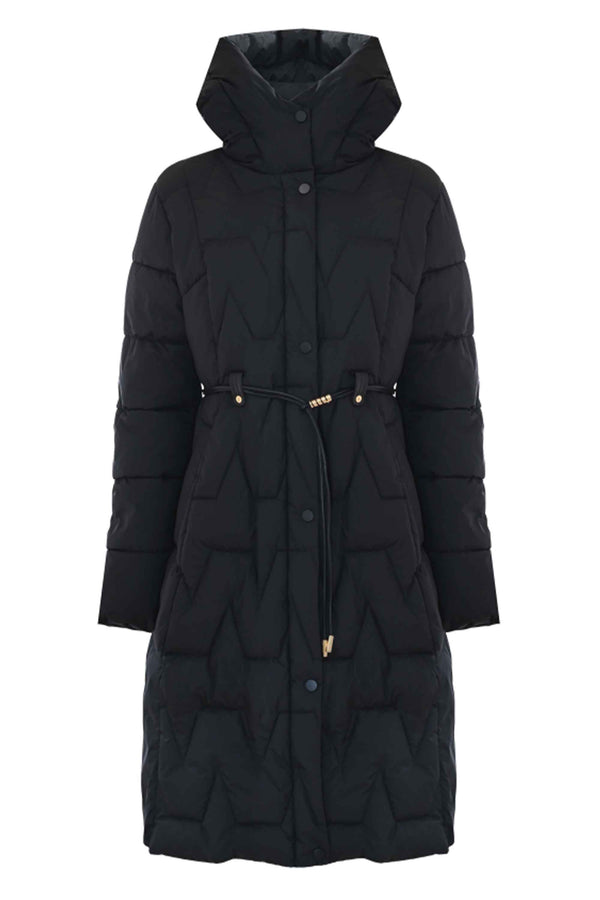 Chic three quarter length quilted coat - Coat ROLLANDA