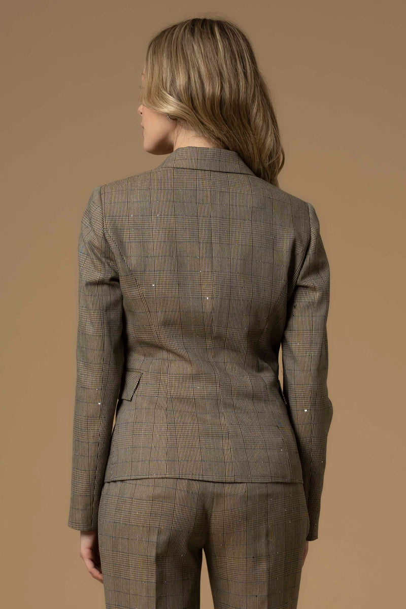Veste tailleur avec boutons décoratifs - Veste ILYASSA