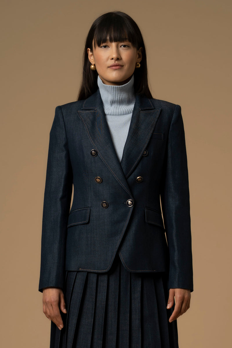 Veste type tailleur style jean - Veste  EMYLE
