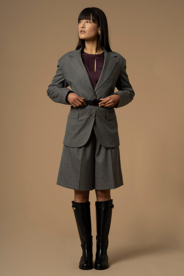 Elegant long blazer style jacket - Jacket EMMANUEL