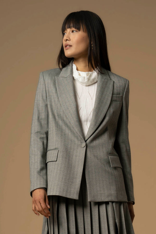 Suave sophisticated blazer style jacket - Jacket GISBERTA