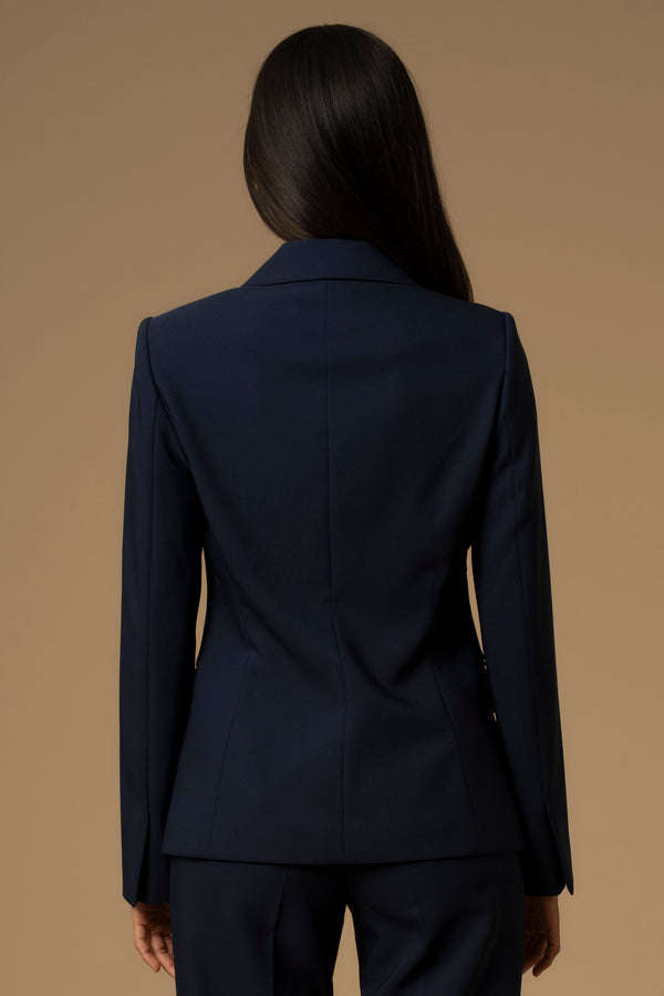 Elegant professional double breasted blazer style jacket - Jacket SAKURA