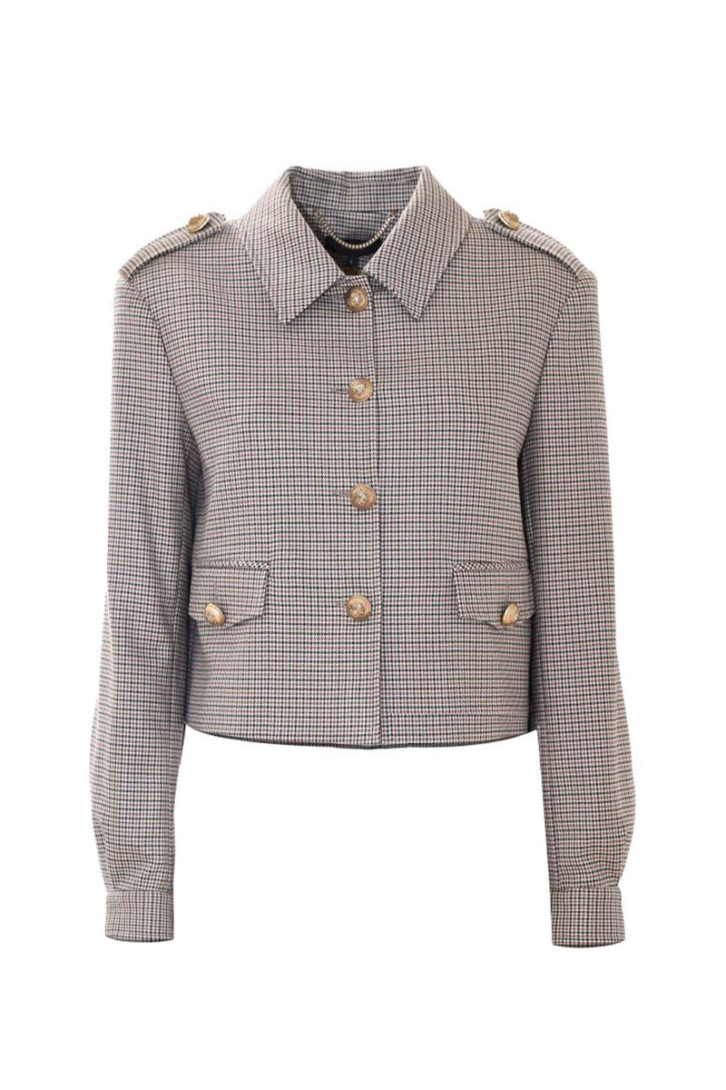 Veste courte col chemisier et manches longues - Veste JENESIO