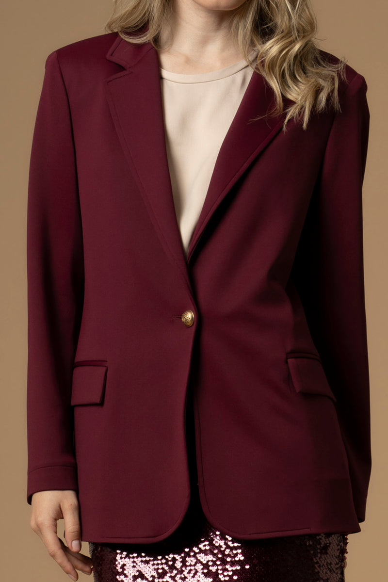 Giacca monopetto fit rilassato - Giacca Emmina