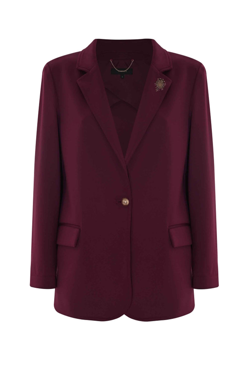 Giacca monopetto fit rilassato - Giacca Emmina