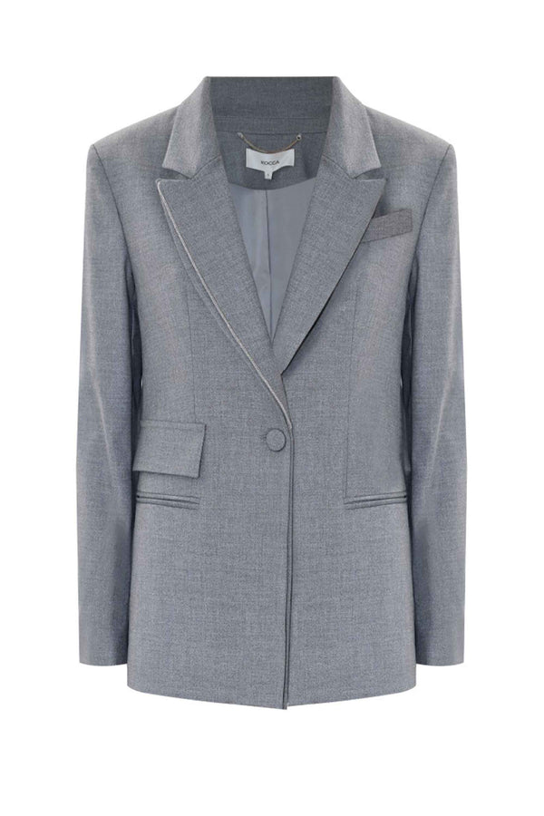 Stylish sinle button blazer style jacket - Jacket AMADRI