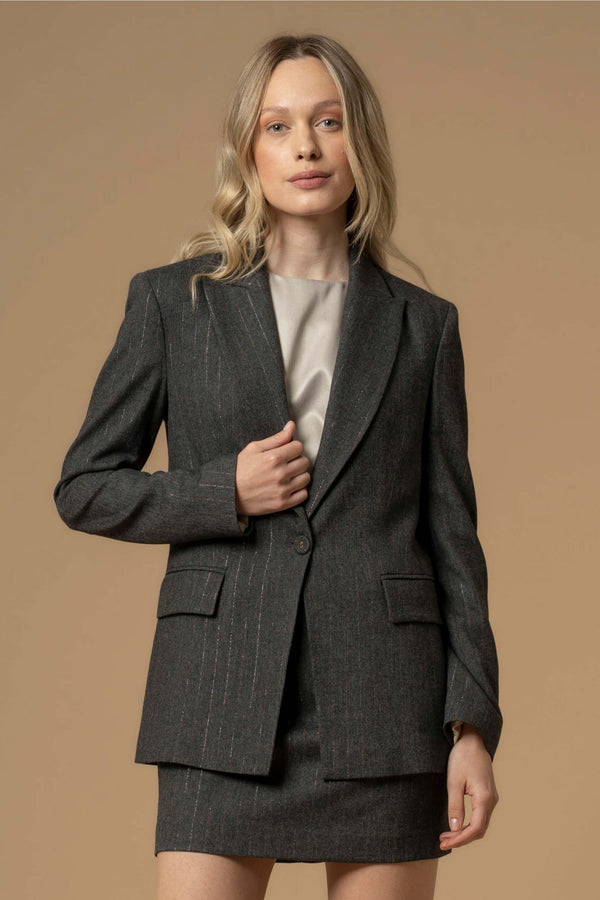 Veste tailleur élégante manches longues - Veste ELVETIA