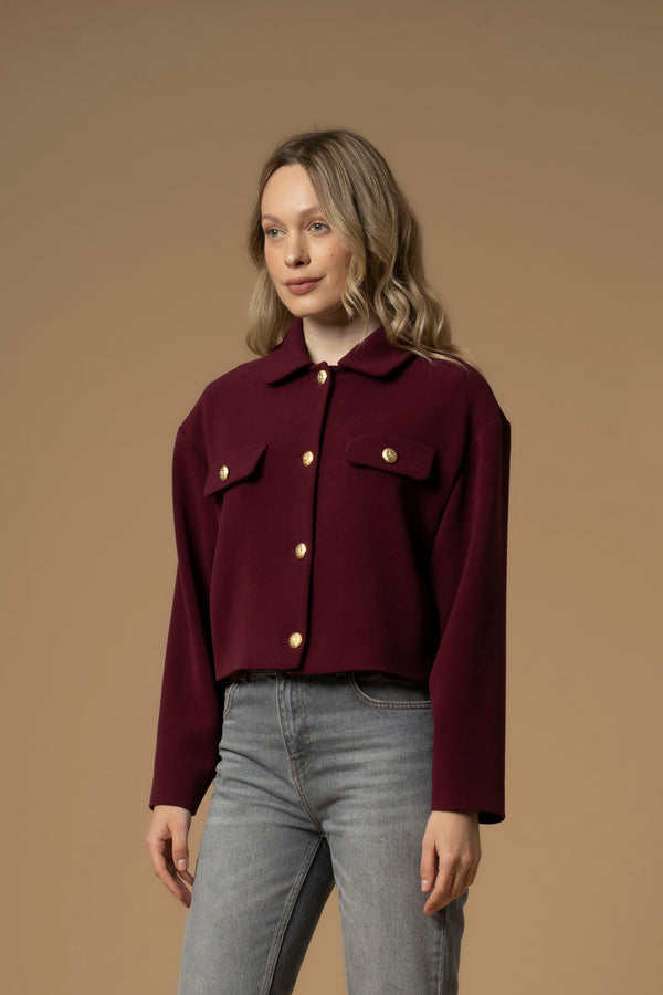 Chaqueta corta cierre botones - Chaqueta SOFIAN